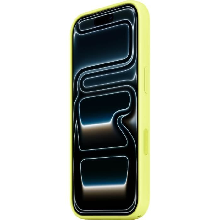 APPLE iPhone 17 Pro - Coque en silicone avec MagSafe - Neon Yellow