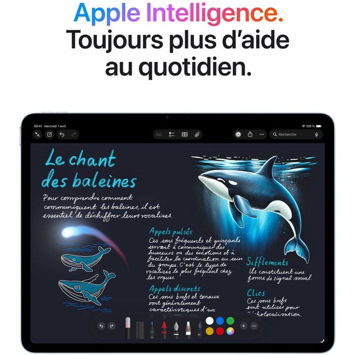 Apple - iPad Air M4 (2026) - 13 - Wi-Fi - 128Go - Mauve