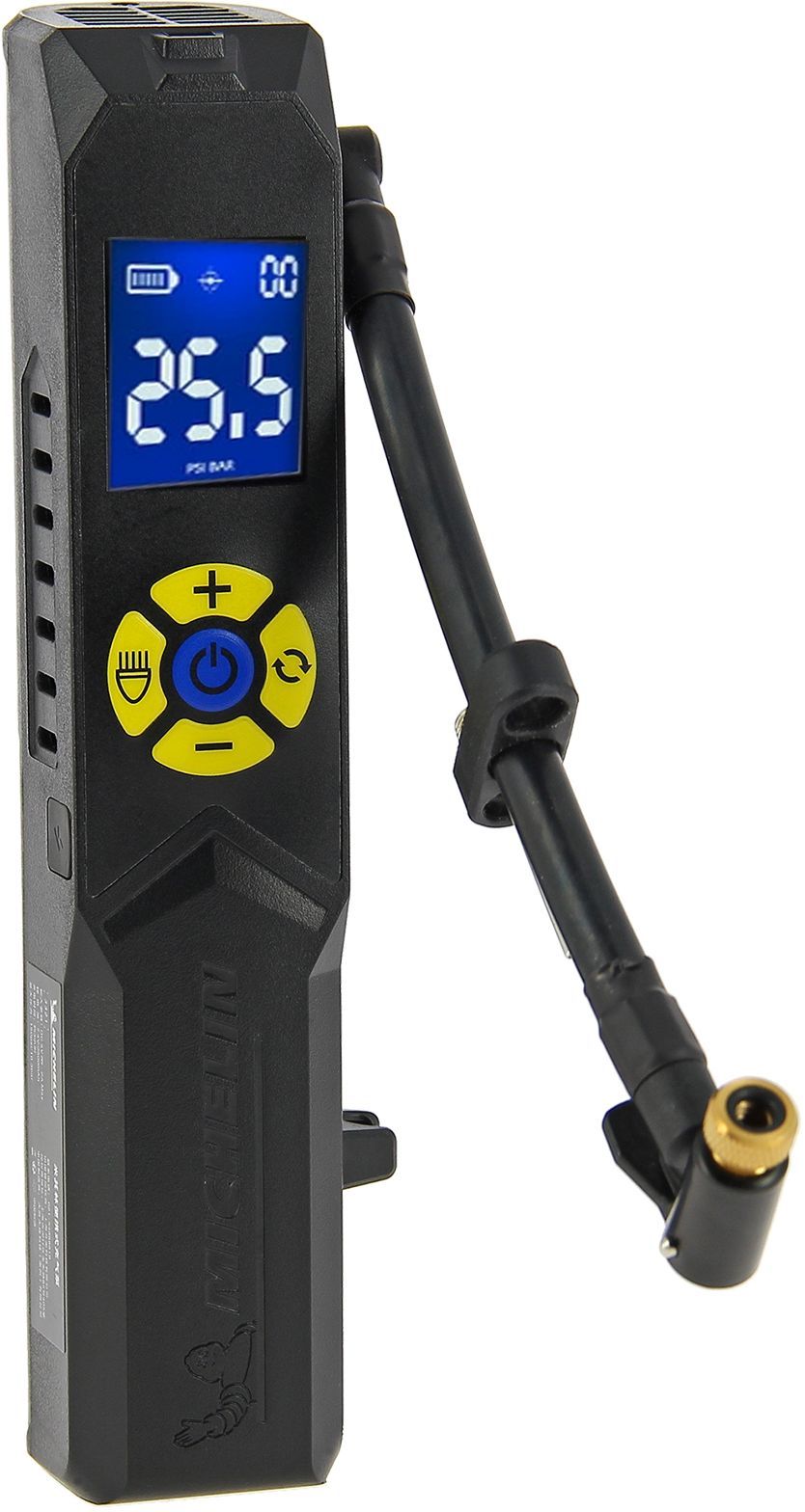 Mini compresseur sans fil - MICHELIN - Pompe électrique - Manometre digital - 10 Bars - Rechargeable USB
