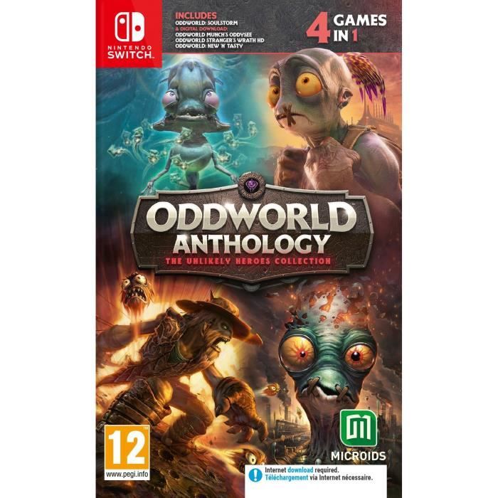 Oddworld Anthology : The Unlikely Heroes Collection - Jeu Nintendo Switch