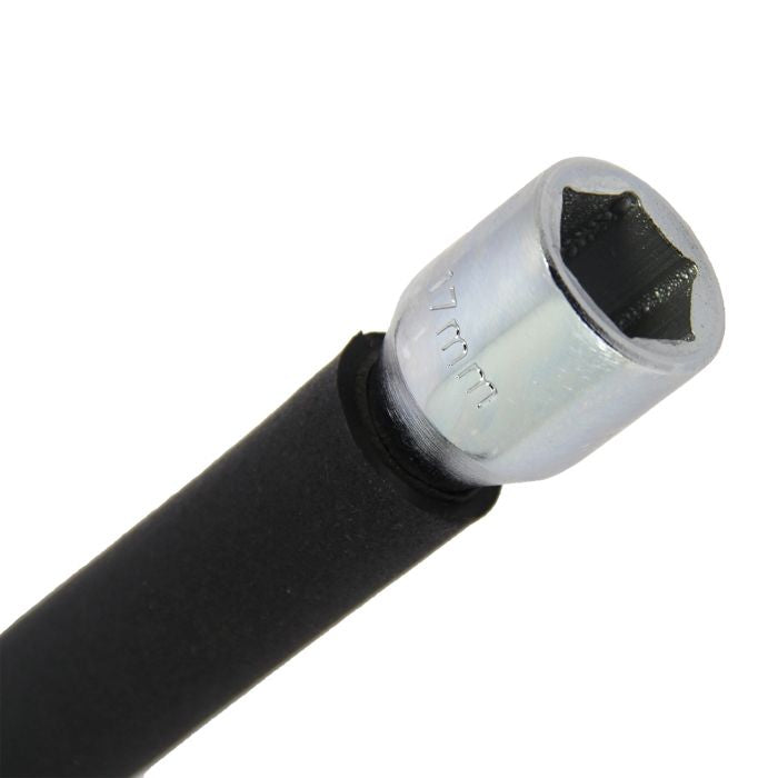 Clé en croix démonte-roue - MICHELIN - 17/19/21mm et carré 1/2 - Renforcée - Revetement mousse antiglisse - Acier inoxydable HQ