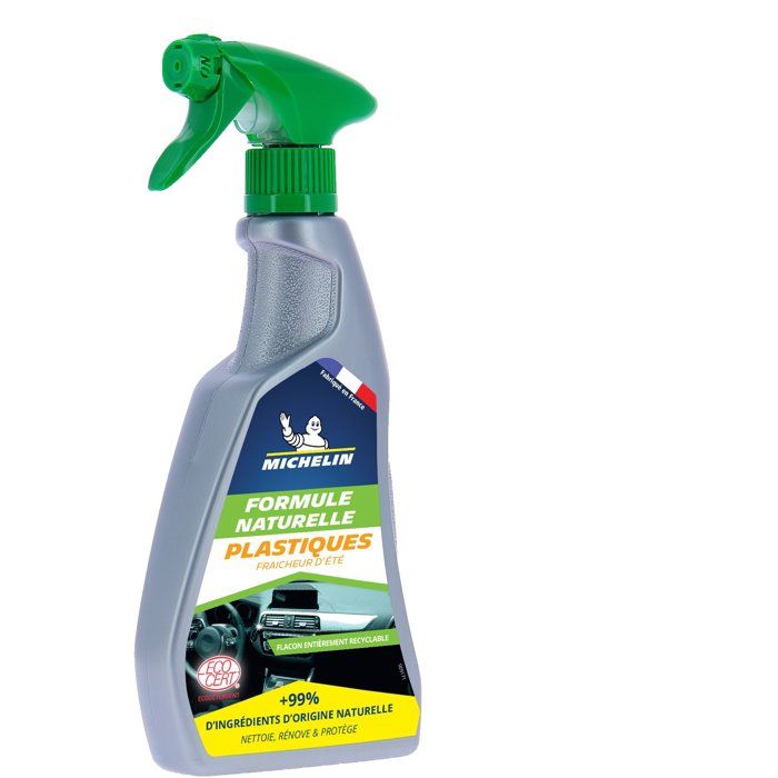 MICHELIN - Nettoyant plastique écologique - Fraicheur d'été - 500ml