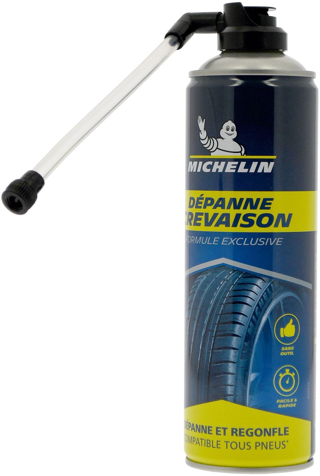 Dépanne crevaison - MICHELIN - Répare et Regonfle sans démontage - 500ml