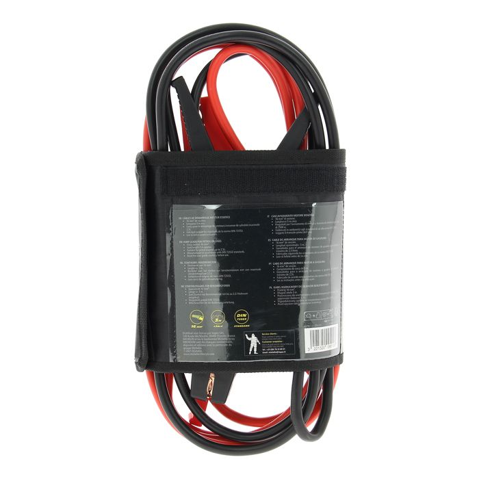 C‚bles dÈmarrage - MICHELIN - 9512 - 16mm≤ - 3M - DÈmarrage des moteurs a essence de cylindrÈe maximale 2,5L