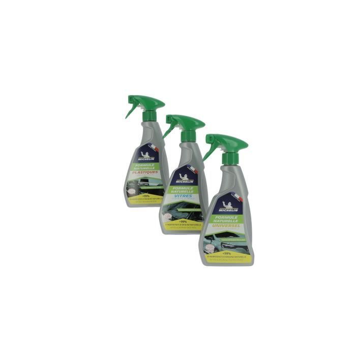 Kit nettoyage entretien - MICHELIN - Formule naturelle