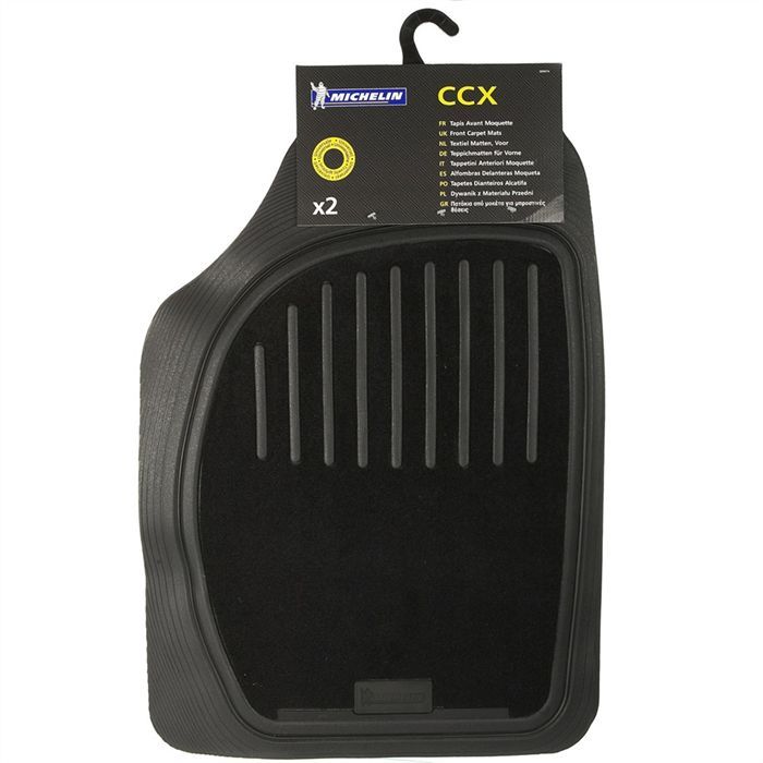 Michelin 2 tapis Avant caoutchou et moquette
