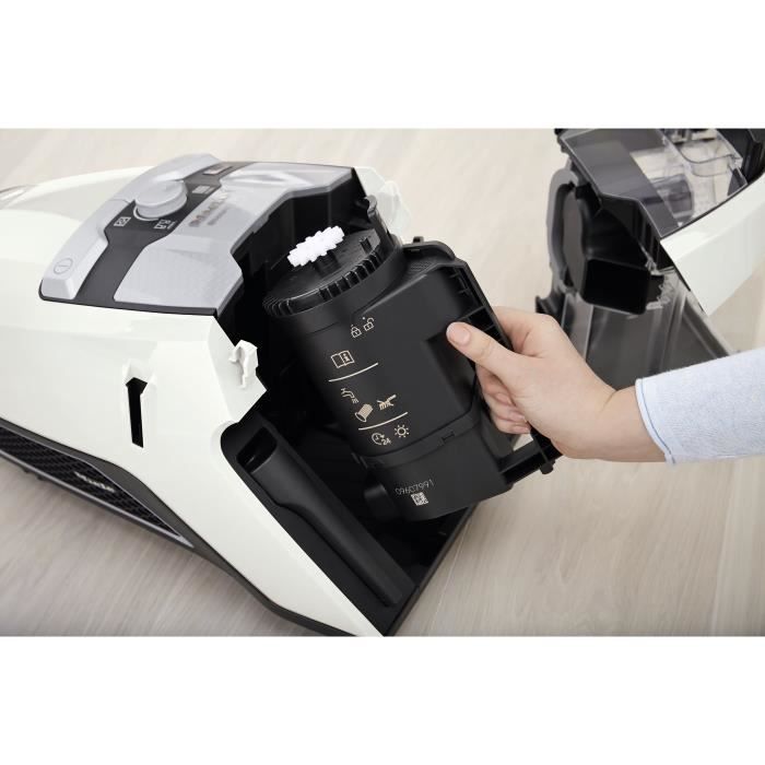 MIELE Blizzard CX1 Flex PowerLine Blanc - Aspirateur Sans Sac