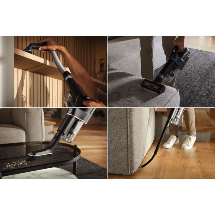 Aspirateur Balai sans fil - MIELE Duoflex HX1 TotalCare - Aspiration puissante - 2 positions en acces direct - Léger et compact