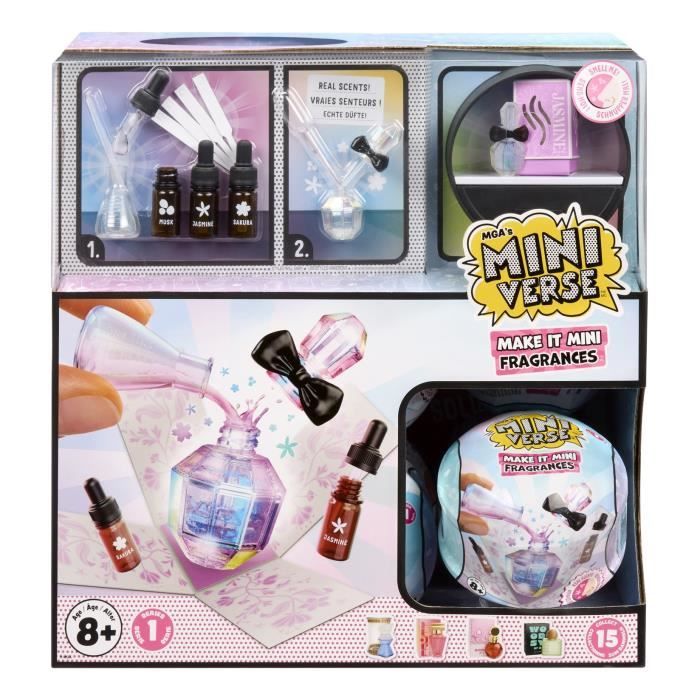 Miniverse - Fragrances - Boîte complete avec les 15 boules a collectionner - Jeu de loisir créatif - 8 ans et plus - Non comestible