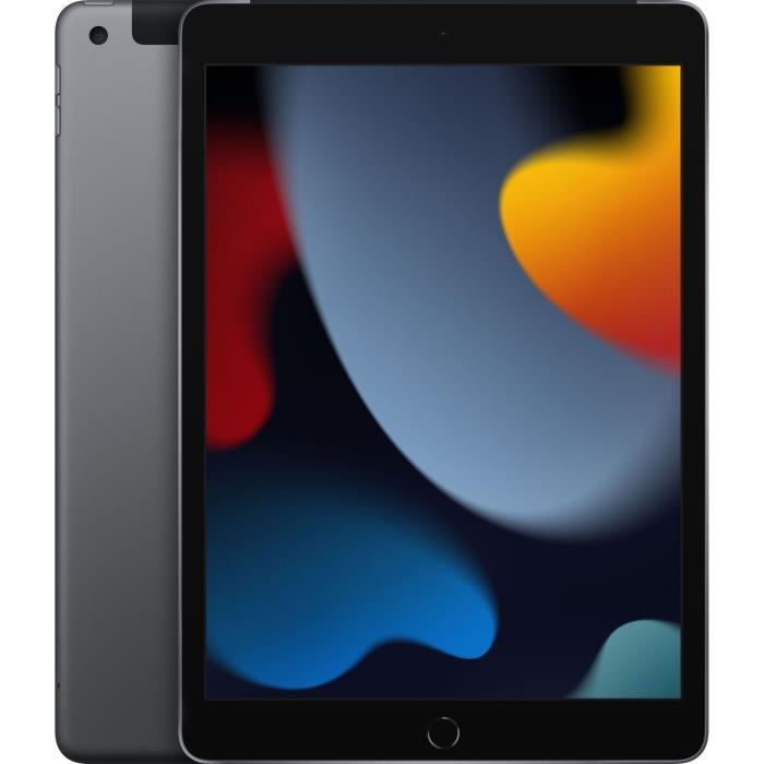 Apple - iPad (2021) - 10,2 WiFi + Cellulaire - 64 Go - Gris SidÈral