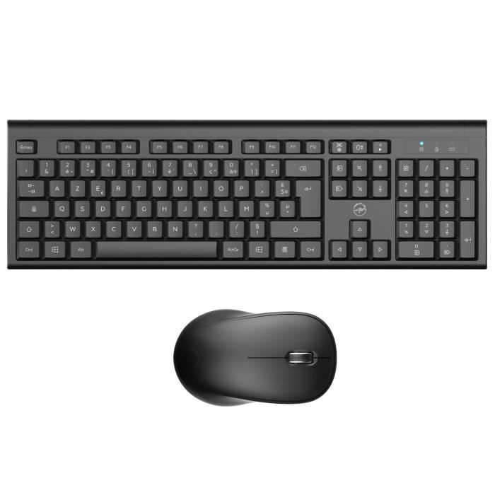 Ensemble clavier souris - MOBILITY LAB - Alpha - Ergonomique - Sans fil - Pavé numérique intégré