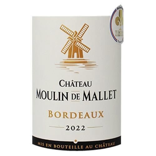 Château Moulin de Mallet 2022 Bordeaux - Vin rouge de Bordeaux