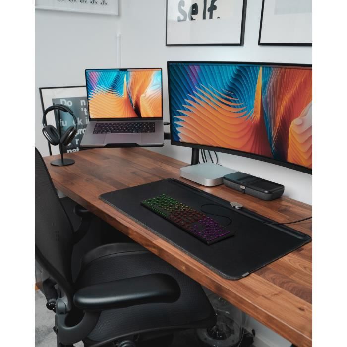 Clavier filaire RGB - MOBILITY LAB - ML306858 - AZERTY - RÈtro-Èclairage multicolore - Touches rondes