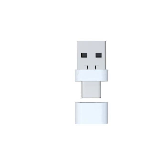 Souris sans fil - MOBILITY LAB - Omega - Bluetooth et récepteur 2,4GHz - Blanc - Clics silencieux - Précision réglable
