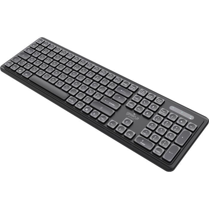 Clavier sans fil Ècologique - MOBILITY - USB-A - Noir