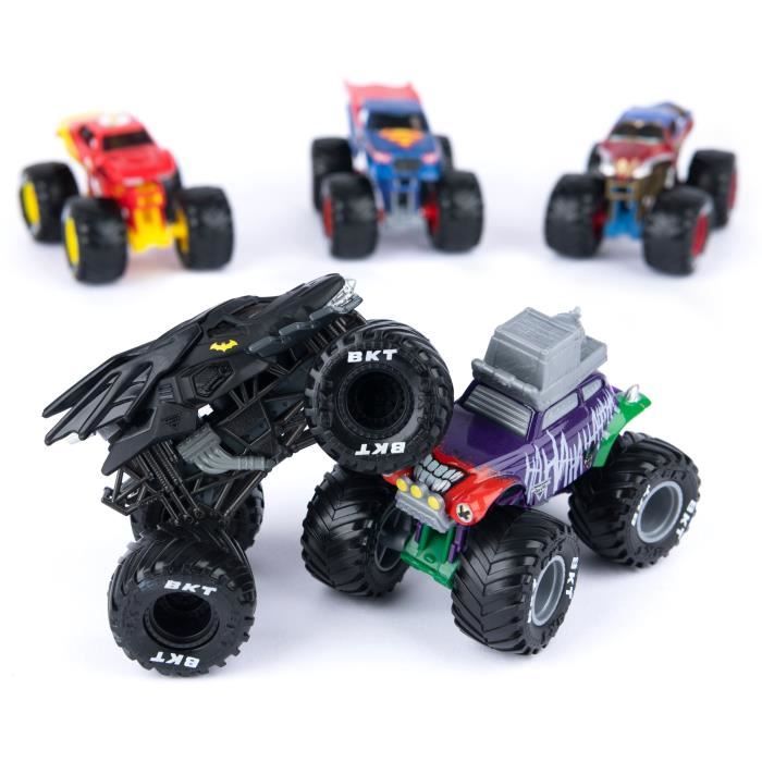 PACK DE 5 VEHICULES DIE-CAST 1:64 DC COMICS Monster Jam
