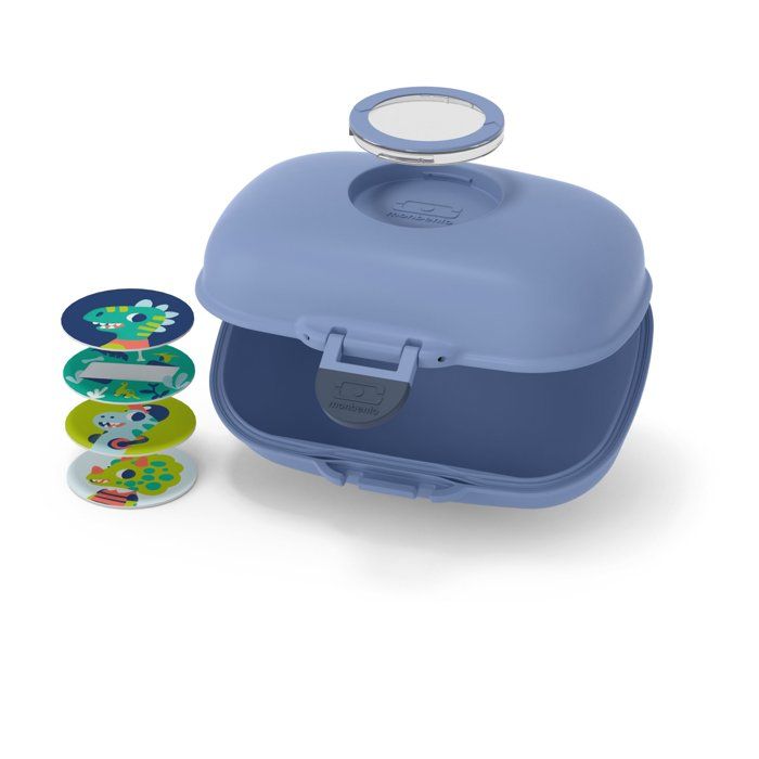 Boîte a Goűter - MONBENTO - Snack box hermétique - MB Gram Bleu infinity