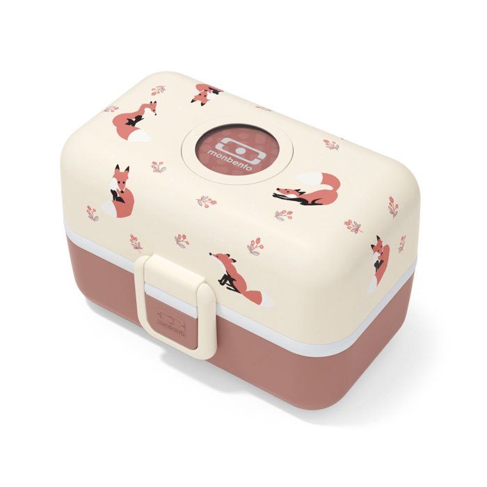 Lunch Box Enfant - MONBENTO - 3 Compartiments - Sans BPA - MB Tresor Fox