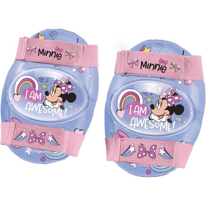 Patins ŕ roulettes + protections - MONDO - Minnie - Protections ajustables - Poids max : 20 kg