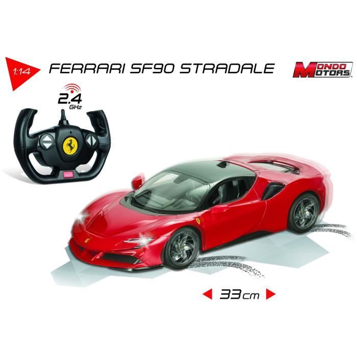 Véhicule radiocommandé Ferrari SF90 Stradale MONDO MOTORS - Effets lumineux - chelle 1:14eme