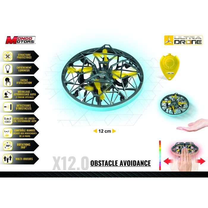 Drone radiocommandé - Mondo Motors - Ultradrone X12 Obstacle Avoidance - Capteurs d'obstacles