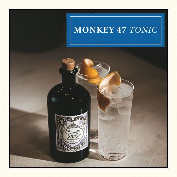 Monkey 47 - Schwarzwald Dry Gin - 47,0% Vol. - 50cl
