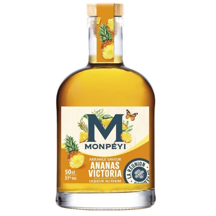 Monpéyi - Rhum arrangé - Ananas Victoria - 31,0% Vol. - 50 cl