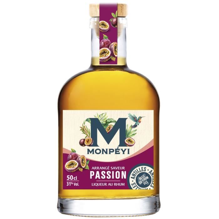 Monpéyi - Rhum arrangé - Passiion - 31,0% Vol. - 50 cl