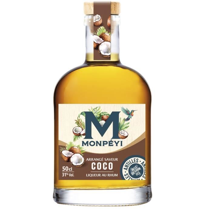 Monpéyi - Rhum arrangé - Coco - 31,0% Vol. - 50 cl