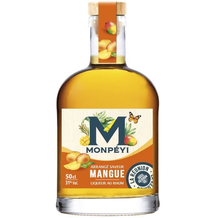 Monpéyi - Rhum arrangé - Mangue - 31,0% Vol. - 50 cl