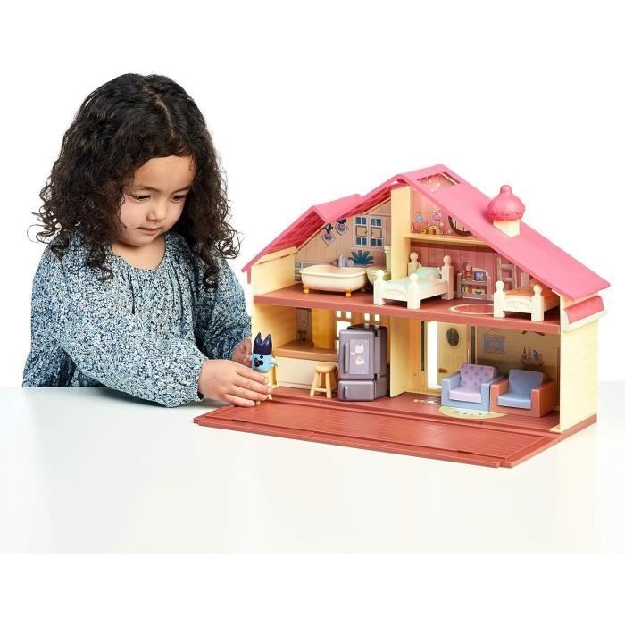 Bluey, La maison de Bluey, Figurin et maison, Univers miniature, Moose Toys