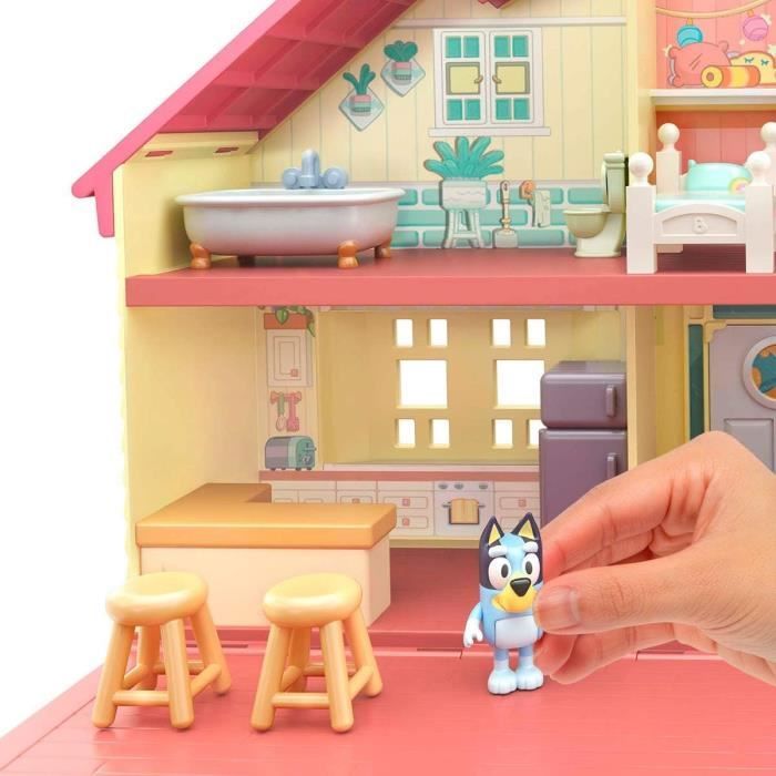 Bluey, La maison de Bluey, Figurin et maison, Univers miniature, Moose Toys