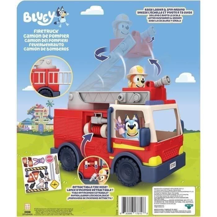 Bluey Le camion de Pompier de Bluey - Univers miniature - MOOSE TOYS - Des 3 ans