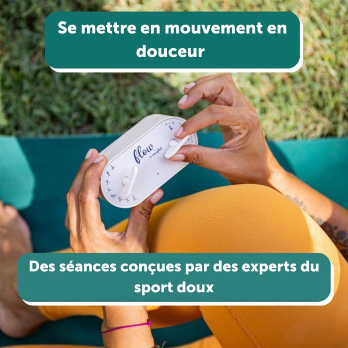 Box Flow - MORPHEE - Coaching audio - 256 séances de yoga, pilates, stretching - 10 a 40 min - Sans écran