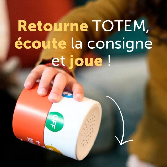 Totem - MORPHEE - Jouet éducatif voyage & famille - 160 jeux audio - Sans écran - De 4 a 10 ans