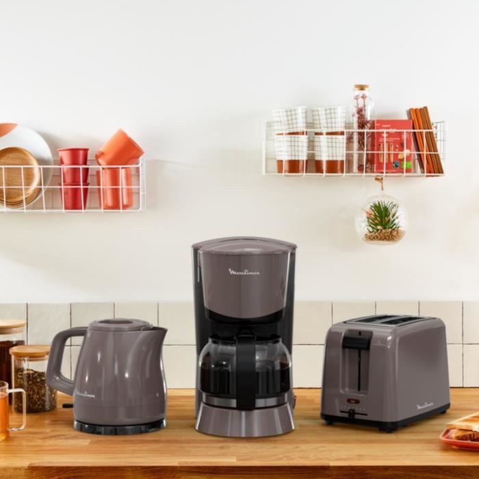 MOULINEX Rio Bouilloire Èlectrique sans fil, 0,8†L, Filtre anticalcaire, Arret automatique, Couvercle verrouillable BY153910