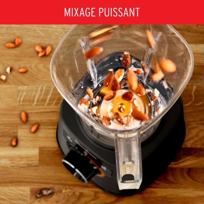 MOULINEX PerfectMix+ Blender Èlectrique, Bol incassable 2 L, Mixeur haute vitesse, Lames acier inoxydale LM88A810