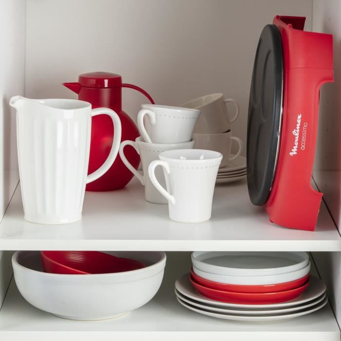 MOULINEX Accessimo Crepiere Èlectrique, Plaque antiadhÈsive 4 empreintes, 4 spatules, Louche, FabriquÈ en France PY312511