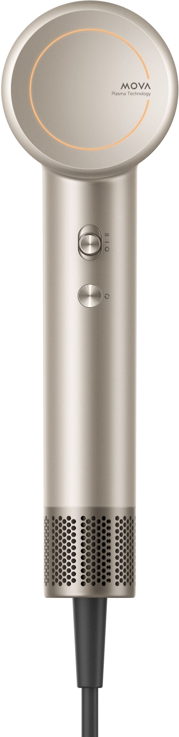 Seche-cheveux - MOVA - SHINE 20 - Silencieux - 240 V - Or