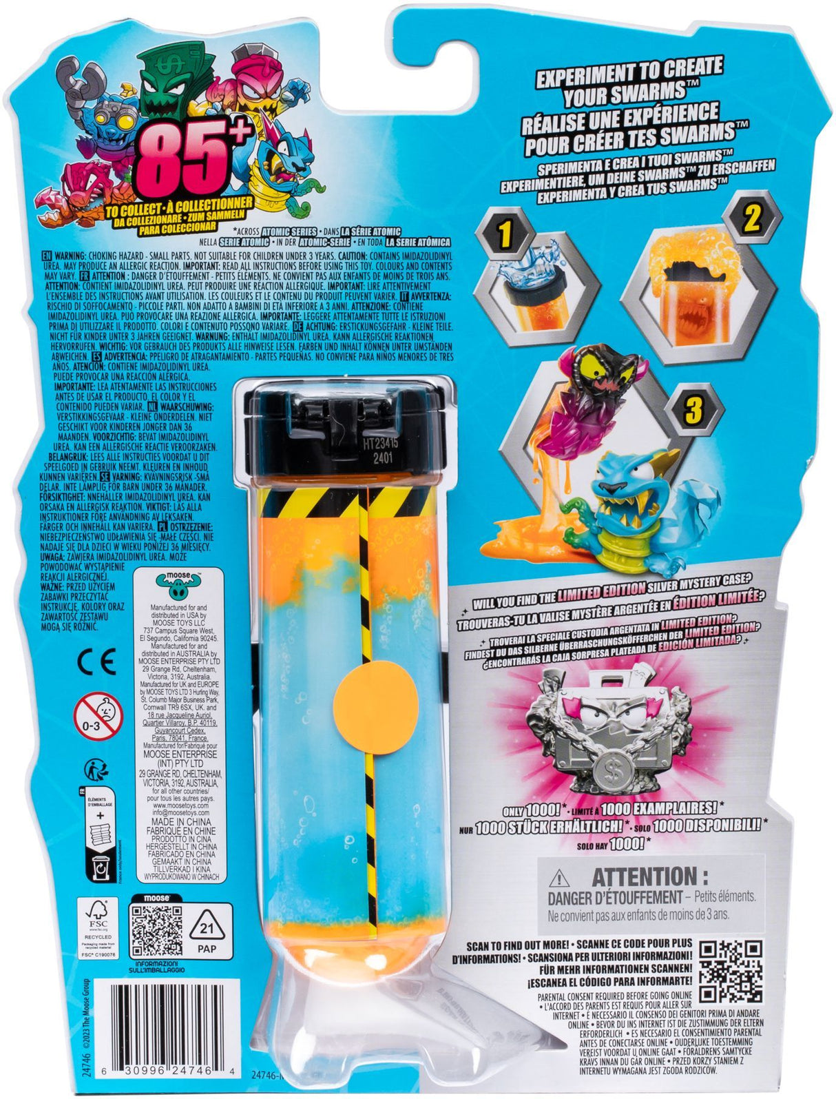Pack de 5 minis figurines - MRBEAST LAB - SWARMS ATOMIC - Des 5 ans