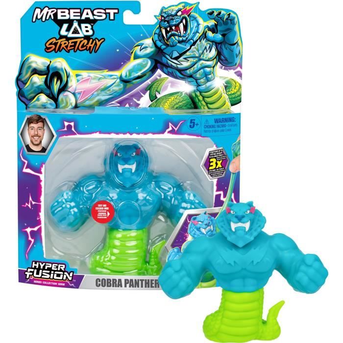 Figurine élastique - MRBEAST LAB - Goo Jit Zu - Cobra Panthere - 11 cm