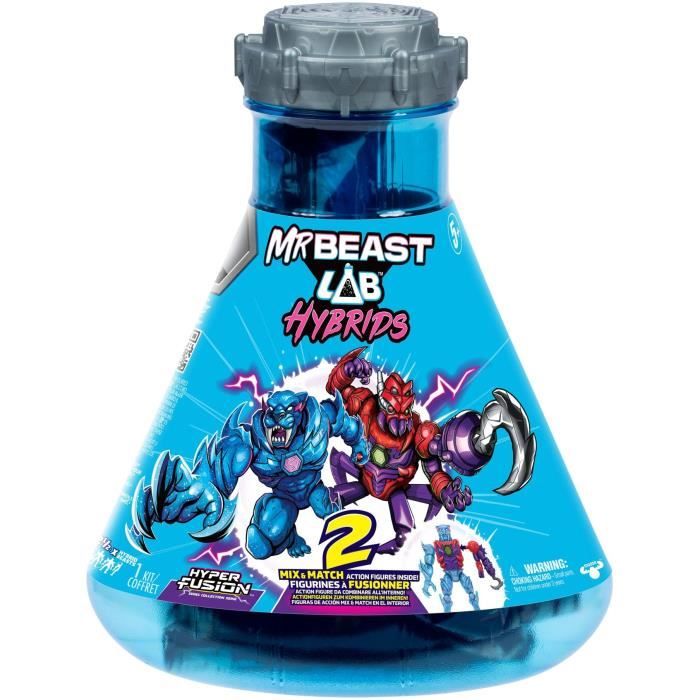 Pack de 2 figurines - MRBEAST LAB - Mix & Match - 2 FIG HYBRIDS + Moitié de figurine DRAGON