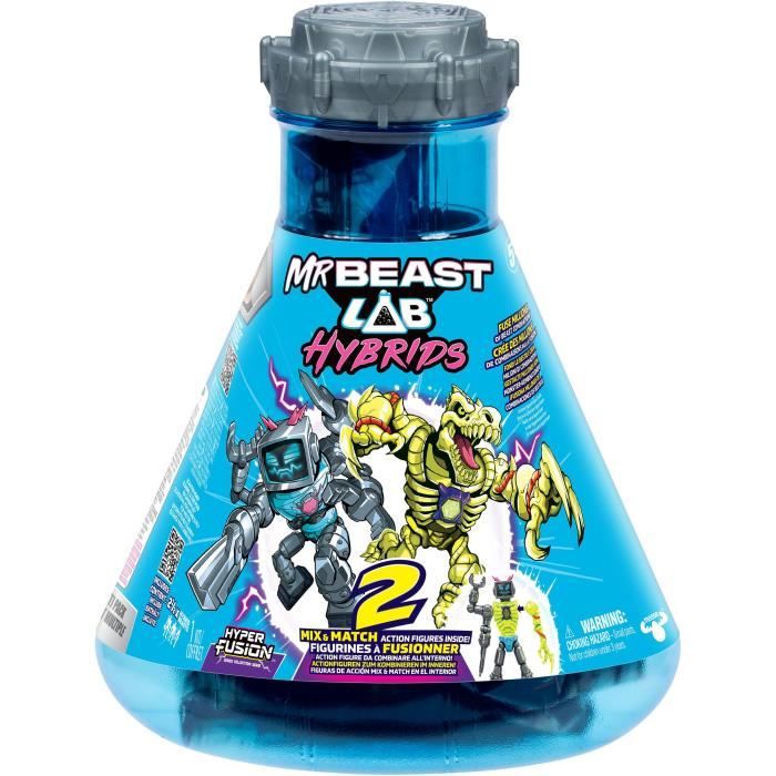 Pack de 2 figurines - MRBEAST LAB - Mix & Match - 2 FIG HYBRIDS Moitié de figurine DRAGON