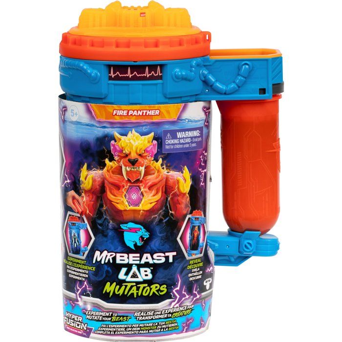 Figurine Mutator Atomic Earth Panthere - MRBEAST LAB - FLAME - 13 cm - Des 5 ans