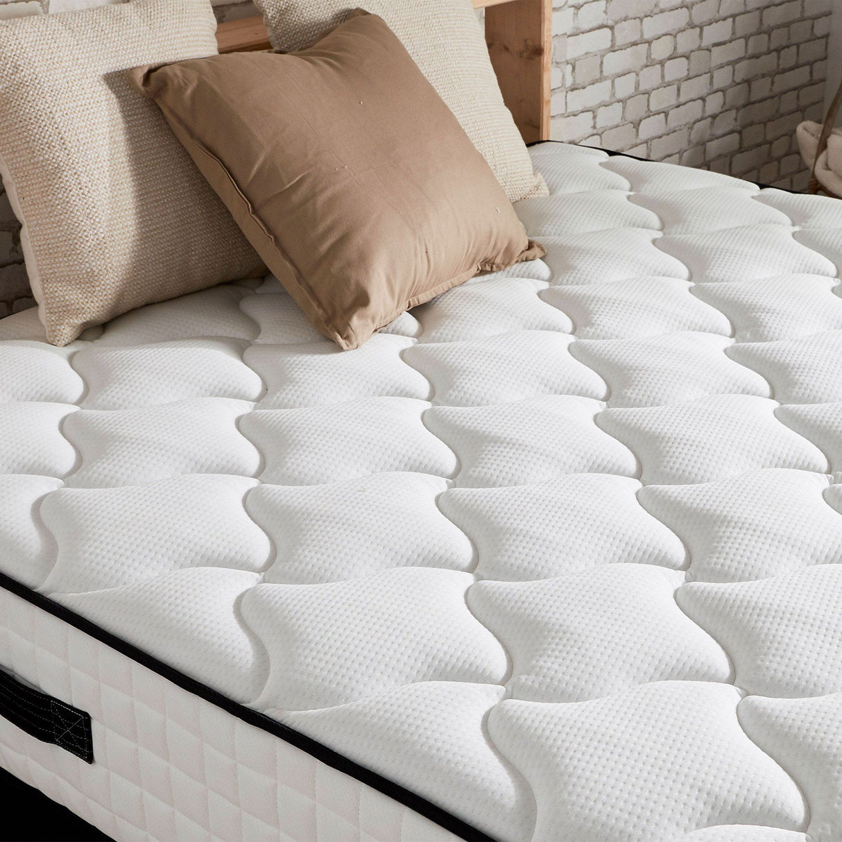 CONFORT DESIGN Hotel Grand Confort Matelas 160 x 200 - Ep. 30cm - Ressorts ensachés - 7 zones de confort - Fabriqué en France