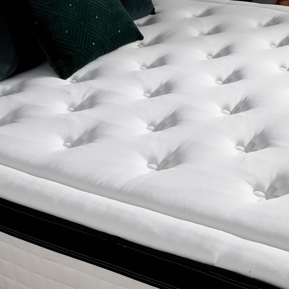 CONFORT DESIGN Quatuor Matelas 180 x 200 - Ep.30 cm - 4 technologies - Ressort/Mémoire/Latex/HR - Fabriqué en France
