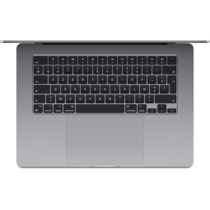 Apple - 15 MacBook Air M3 (2024) - RAM 8Go - Stockage 512Go - Gris SidÈral - AZERTY