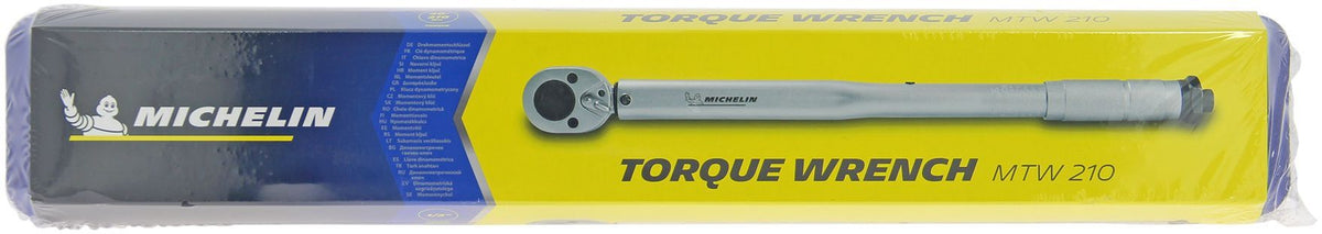 Malette Clé dynamo 1/2 40-210Nm - MICHELIN - avec barre d'entension 1/2 125mm et adaptateur 1/2*3/8 9.5mm*12.7mm