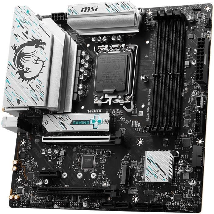 Carte mere - MSI - B760M GAMING PLUS WIFI Intel B760 LGA 1700 micro ATX