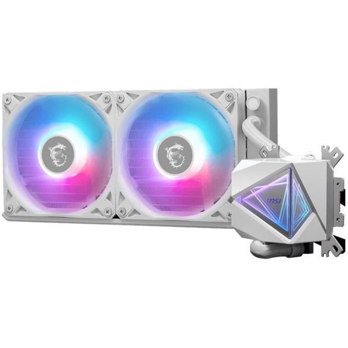 Refroidissement PC - MSI - 306-7ZW7A21-C24 - MAG CORELIQUID I240 WHITE